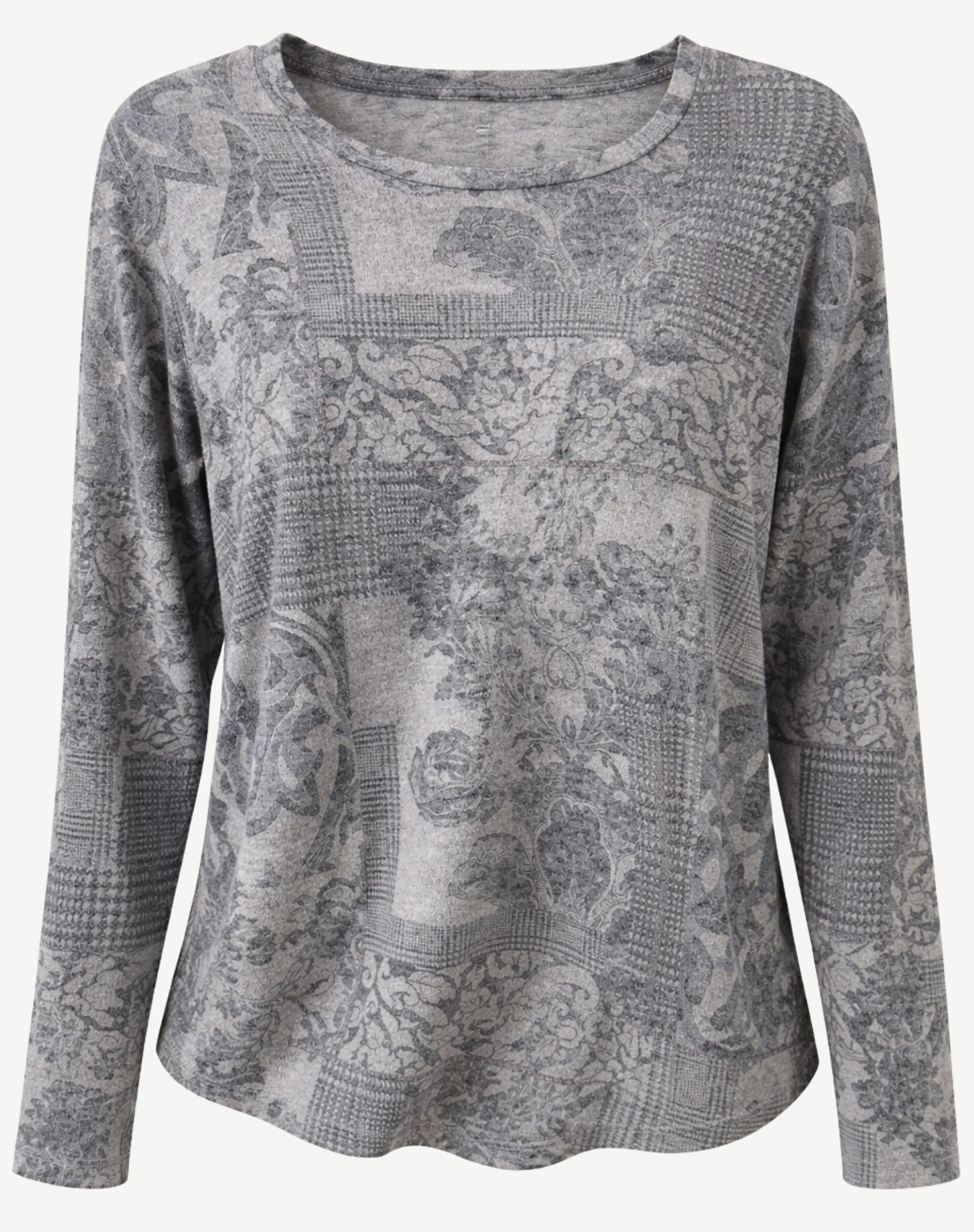 Frosted Soft Brushed Knit Top Corfu Jeans