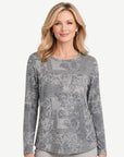 Frosted Soft Brushed Knit Top Corfu Jeans