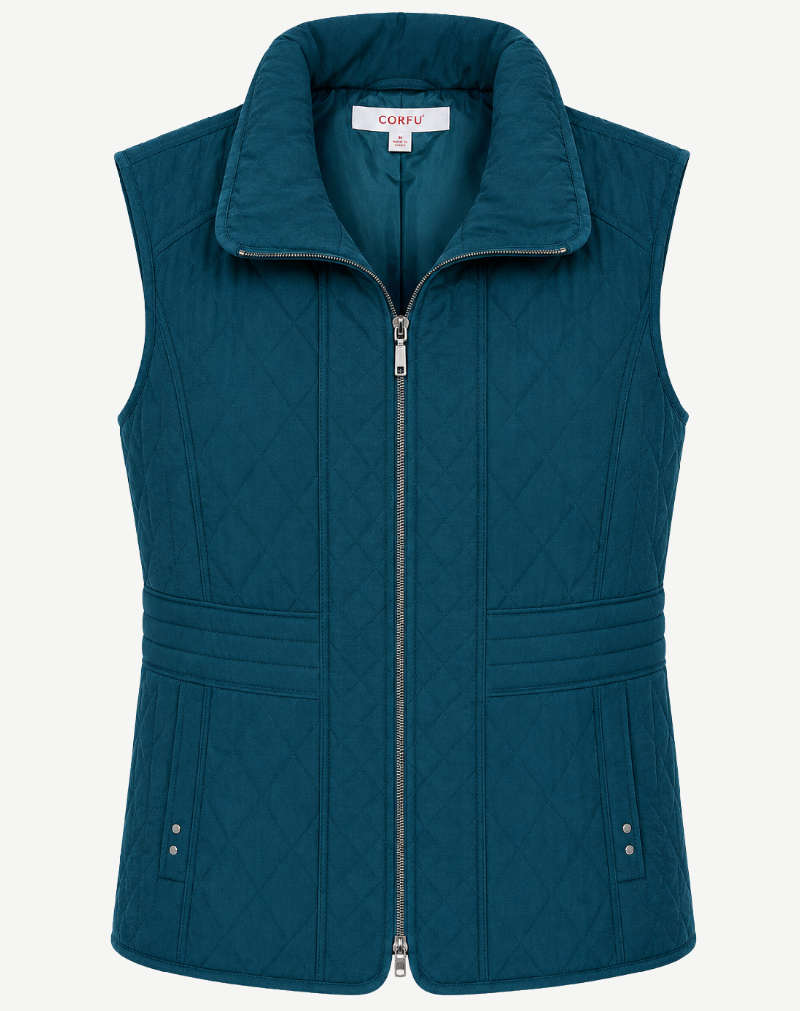 Deep Lagoon Poly Nylon Vest Corfu Jeans