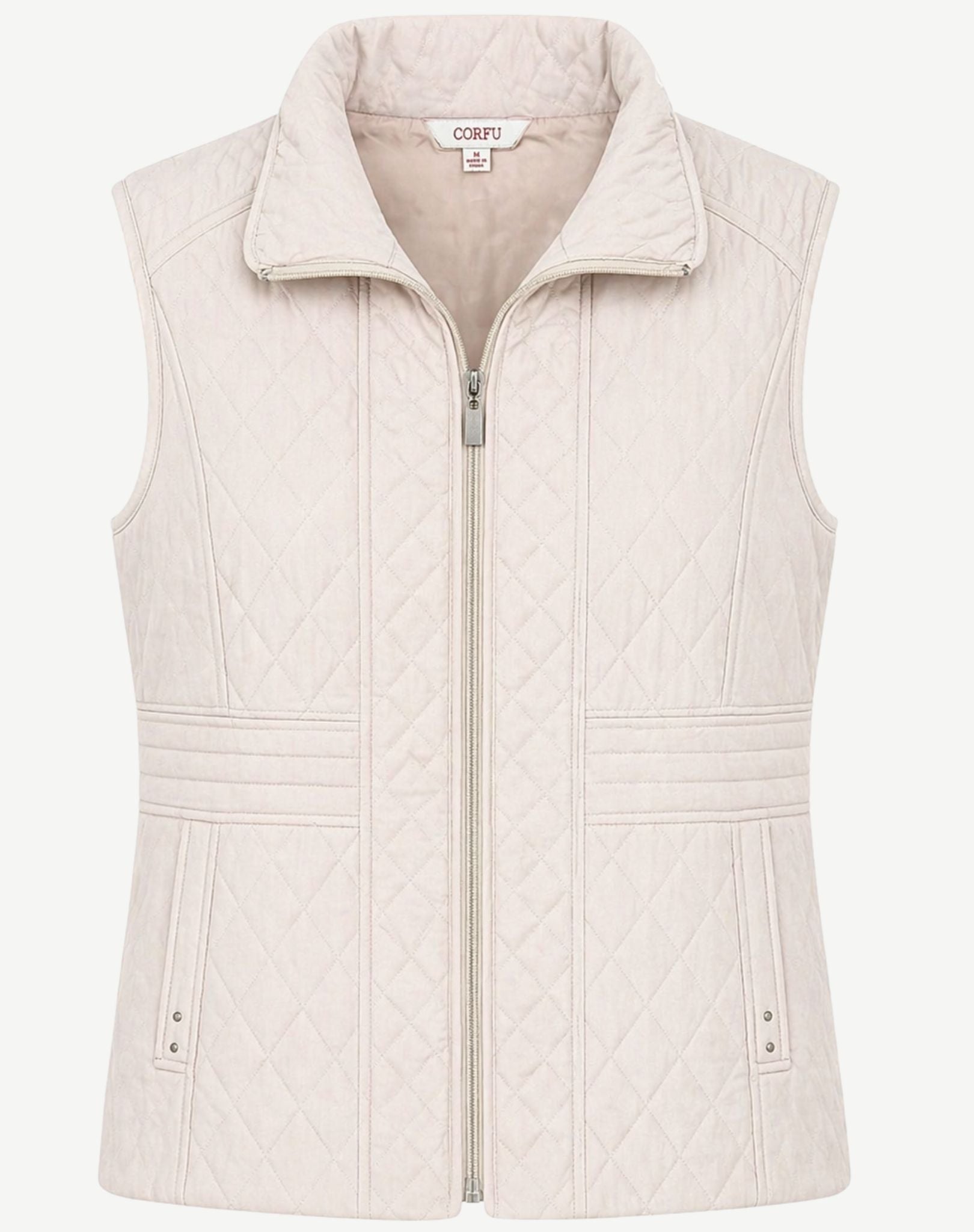 Natural Poly Nylon Vest Corfu Jeans