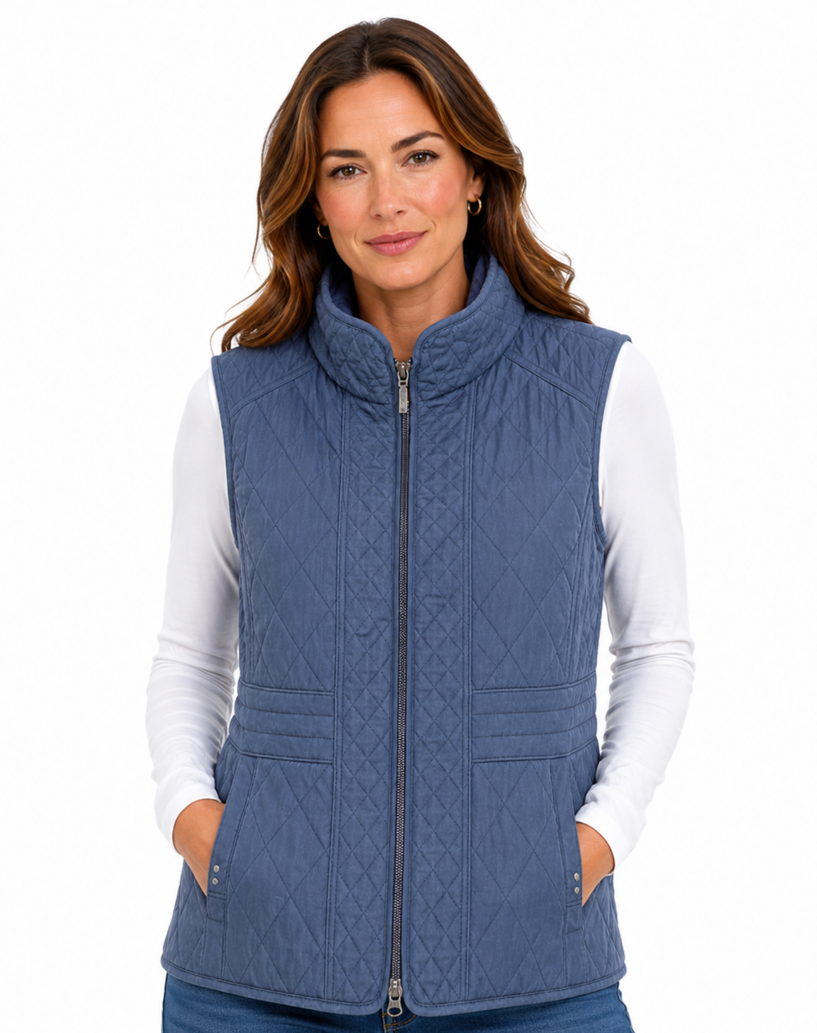 Nightfall Poly Nylon Vest Corfu Jeans