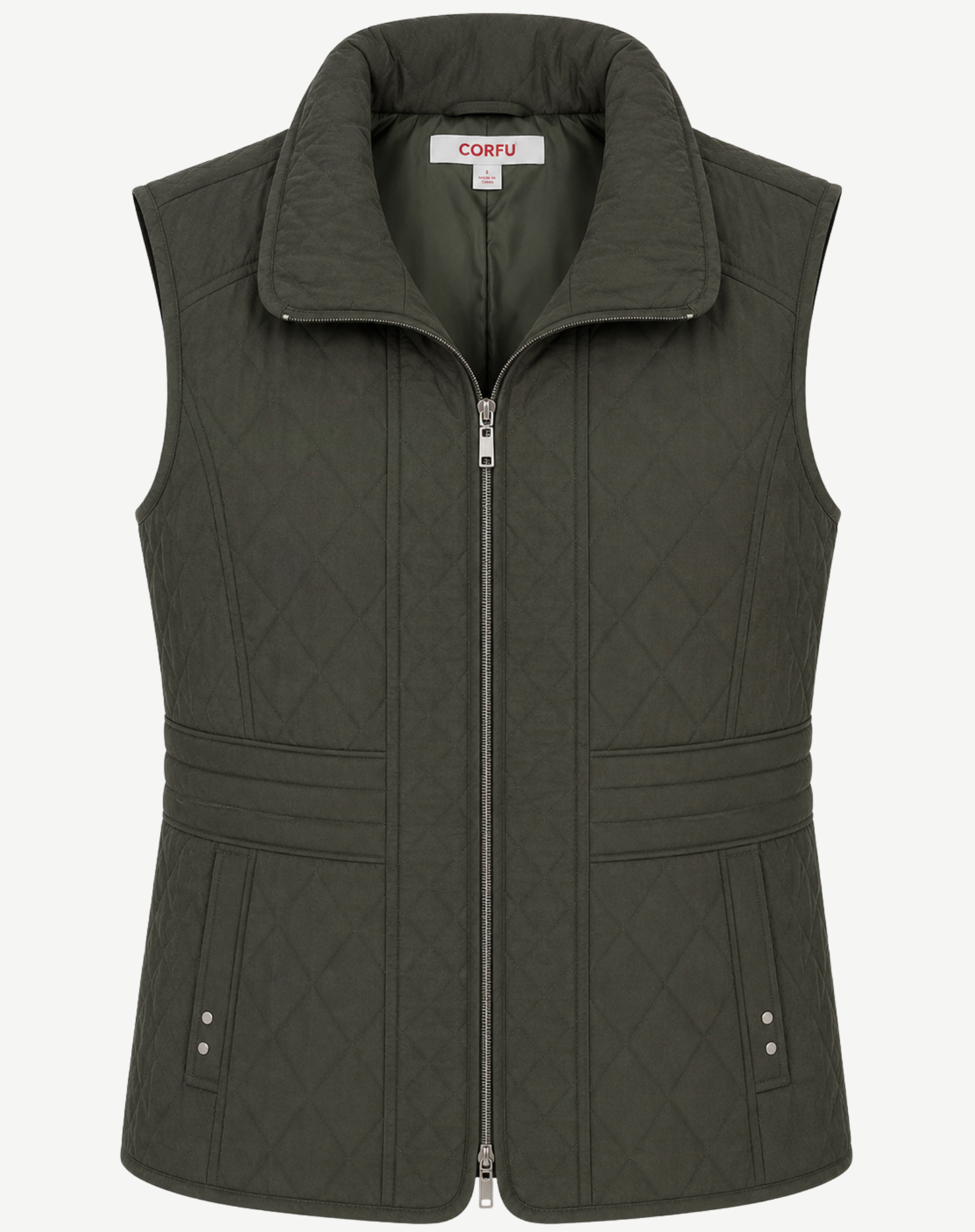 Spruce Poly Nylon Vest Corfu Jeans
