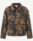 Caramel Printed Stretch Cotton Jacket Corfu Jeans