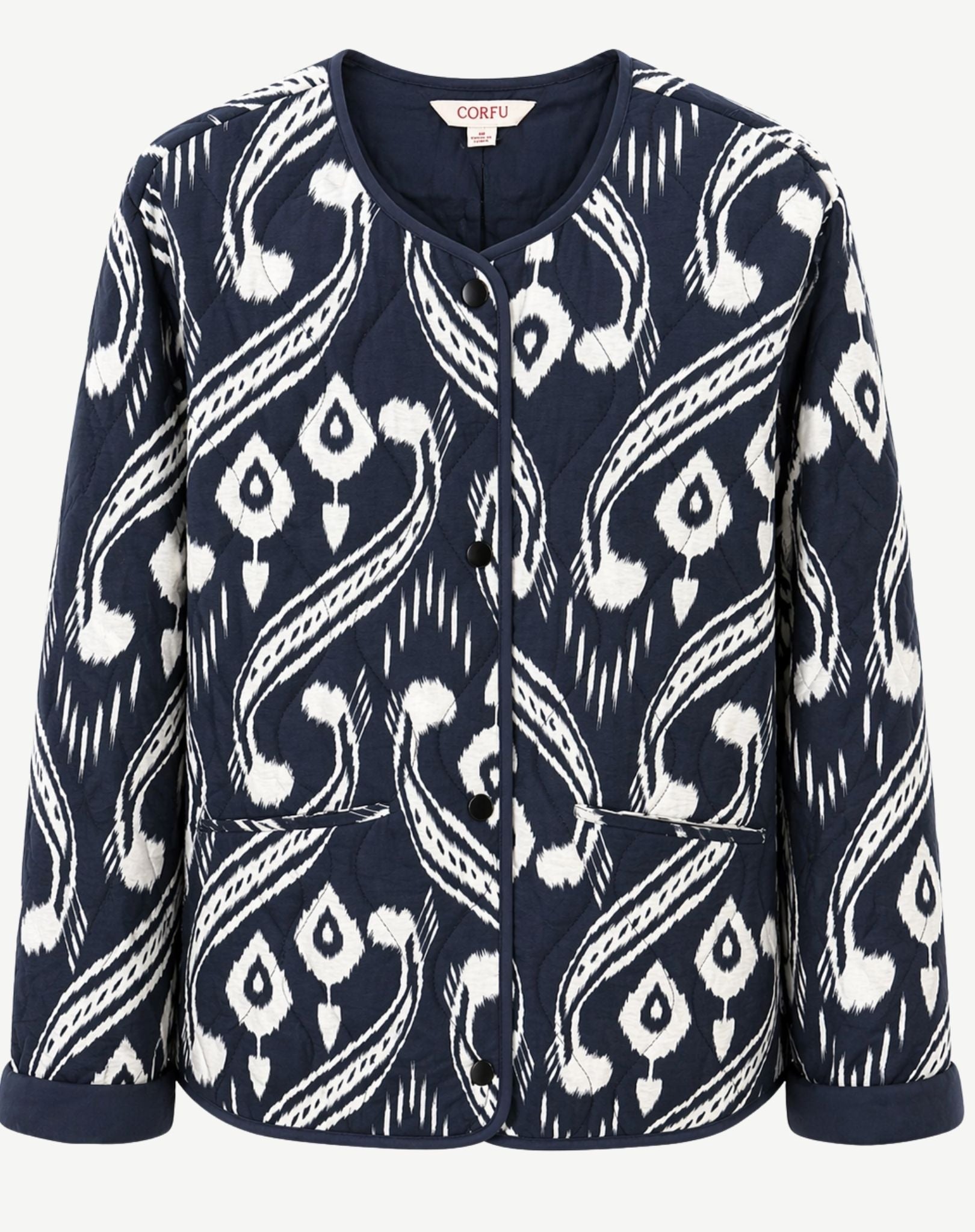 Indigo Drift Soft Quilted Jacket Corfu Jeans