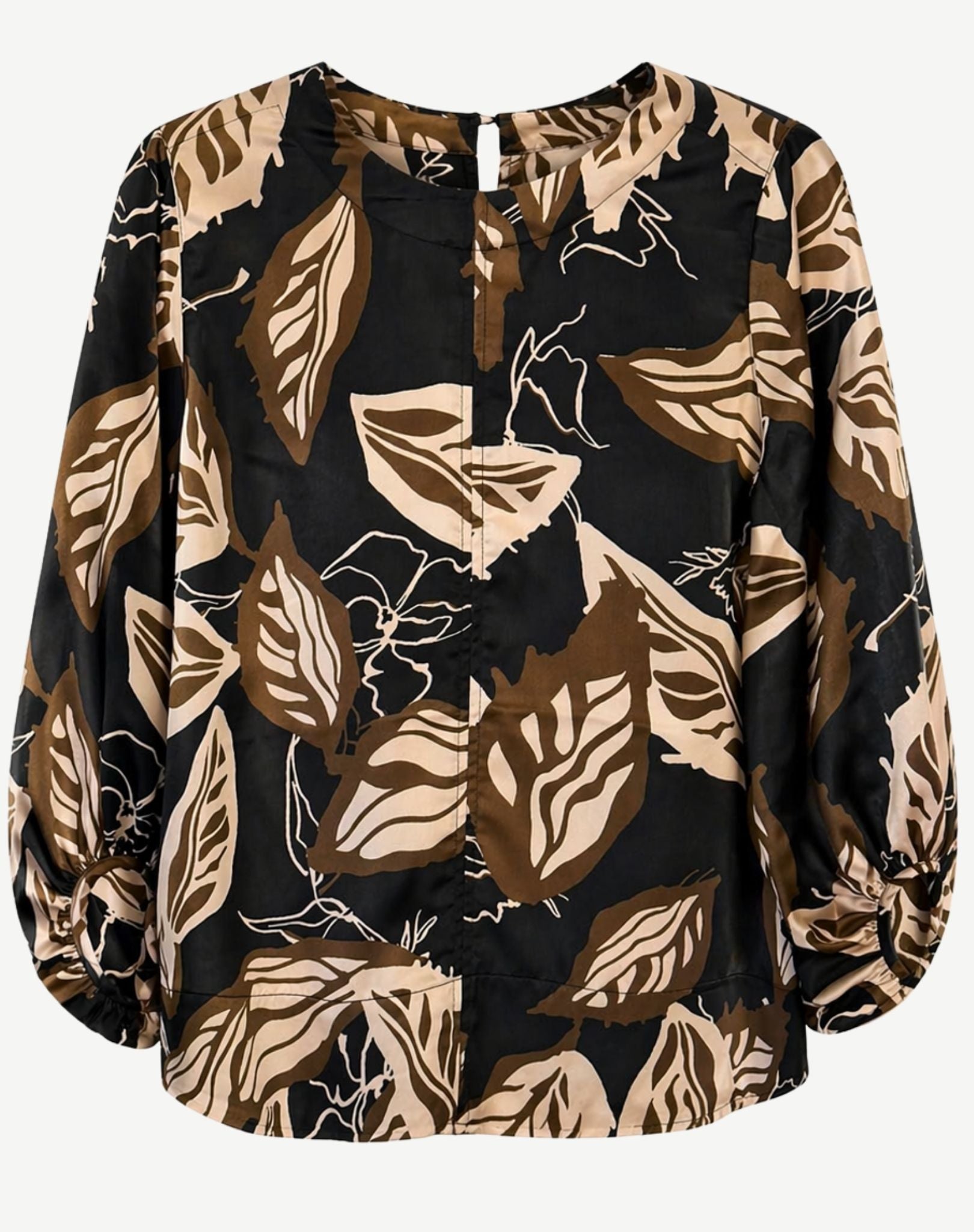 Gilded Petal Printed Soft Dressing Blouse Corfu Jeans