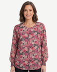 Rose Cloud Blouse Corfu Jeans