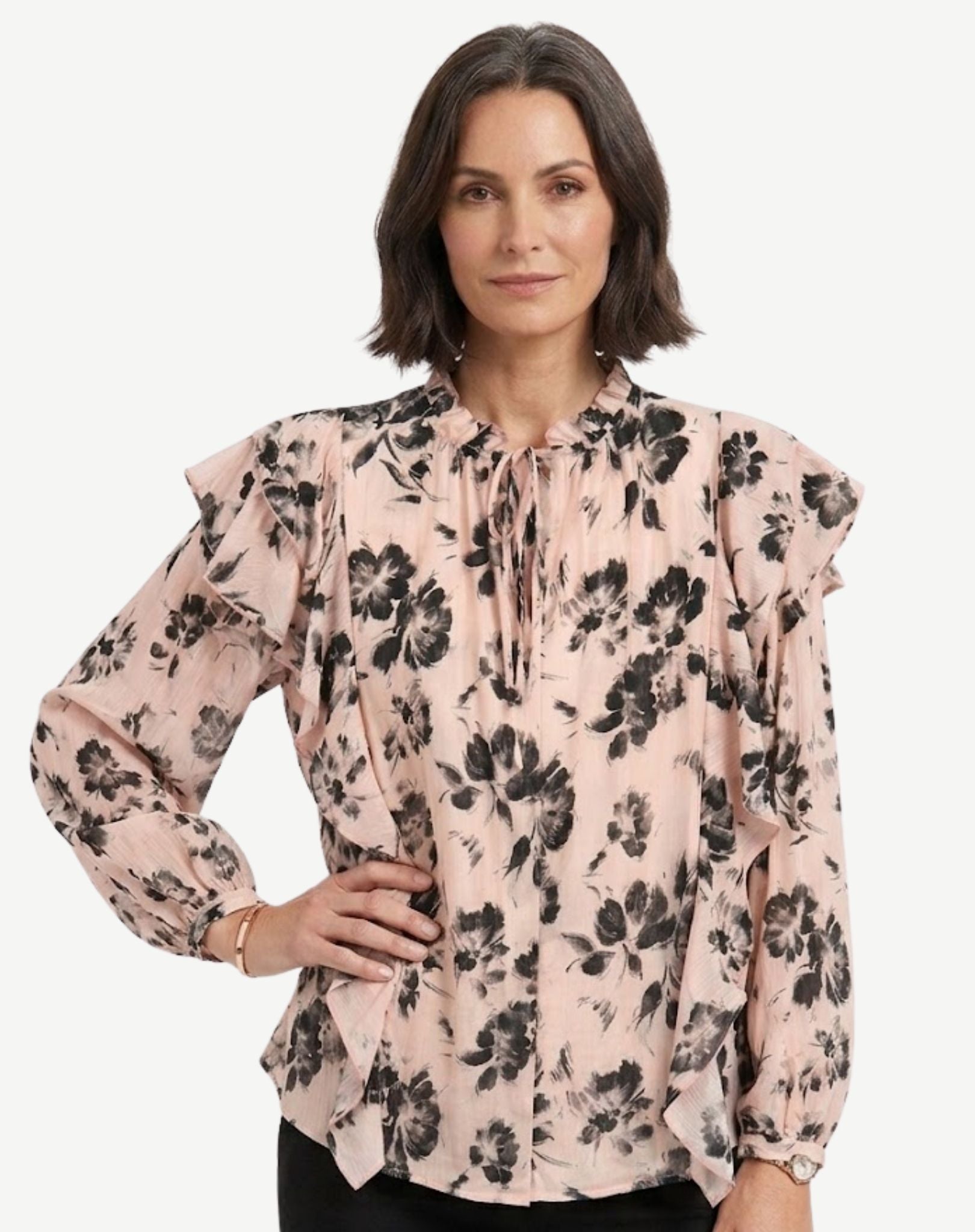 Fallen Petal Blouse Corfu Jeans