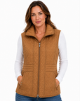 Camel Poly Nylon Vest Corfu Jeans
