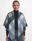 Winter Blues Checked Blanket Cape Corfu Easy Living