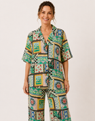 Sole Di Capri Printed Short Sleeve Shirt
