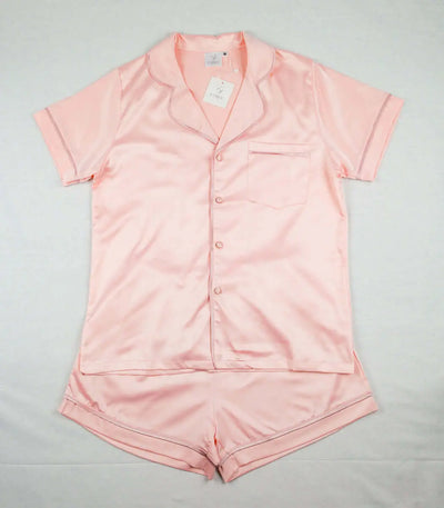 Anastasia - Pink 2 Piece Pyjama Short Sleeve Corfu Jeans