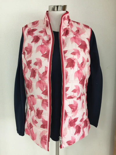 Autumn Leaves Pink Quilted Vest Corfu Jeans