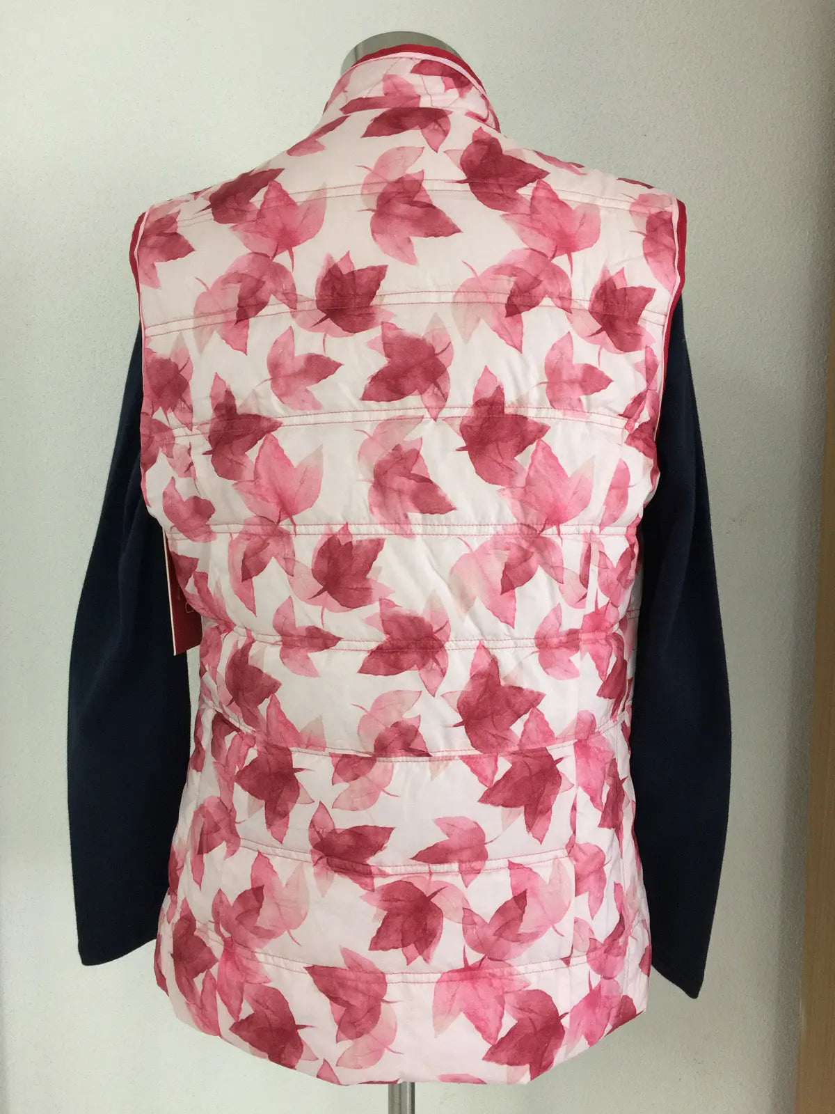 Autumn Leaves Pink Quilted Vest Corfu Jeans