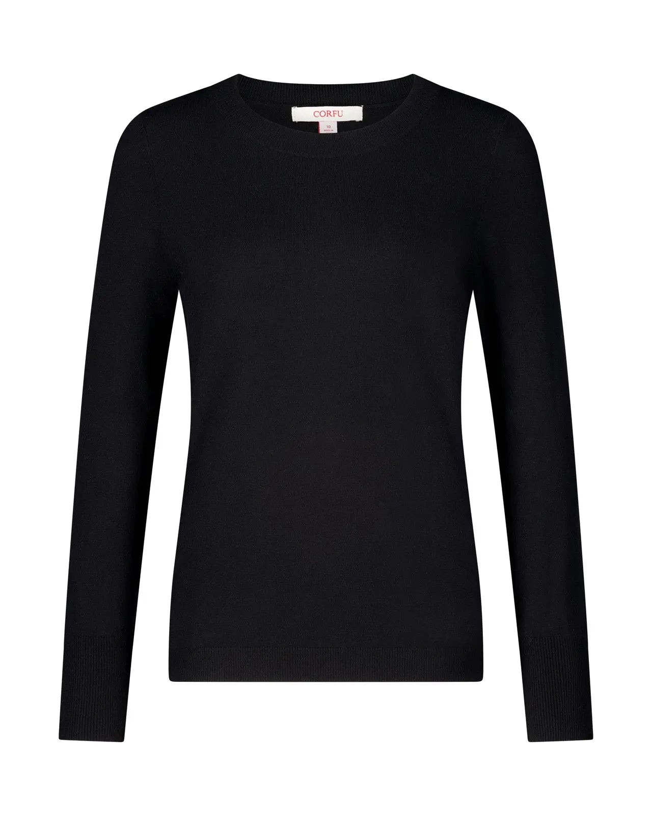 Black Long Sleeve Top | Corfu Jeans