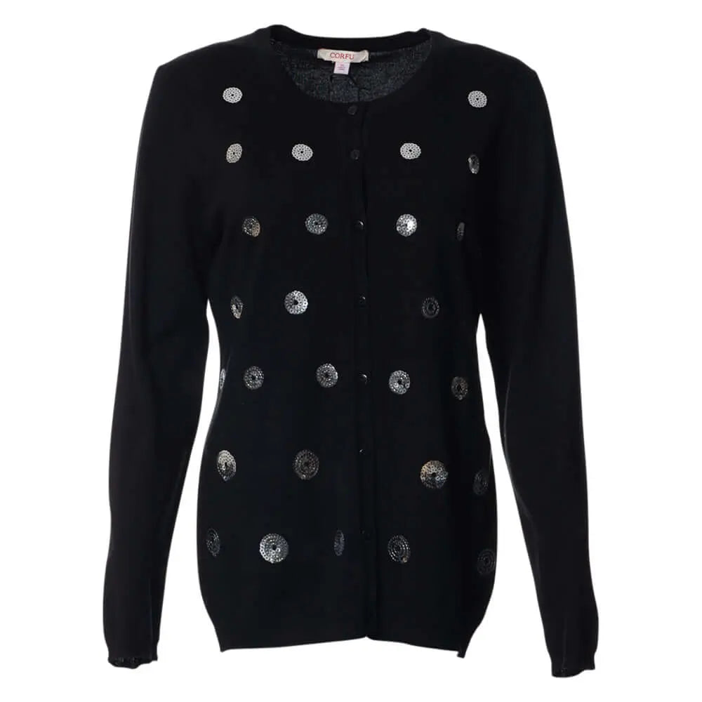 Black Soft Knit Cardigan Corfu Jeans