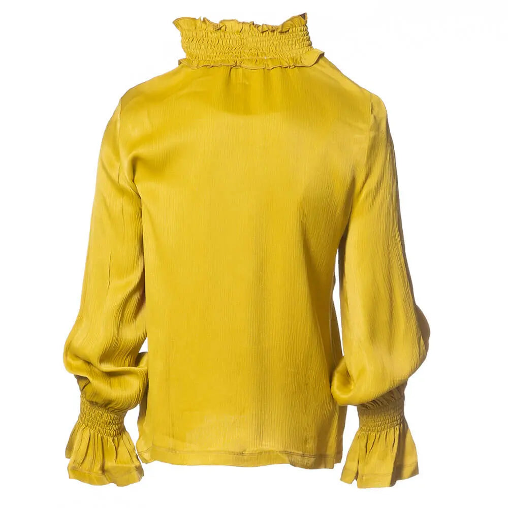 Chartreuse Crinkle Shirt Corfu Jeans