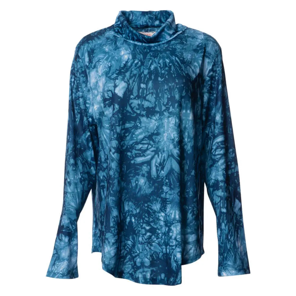 Denim Effect Long Sleeve Top Corfu Easy Living