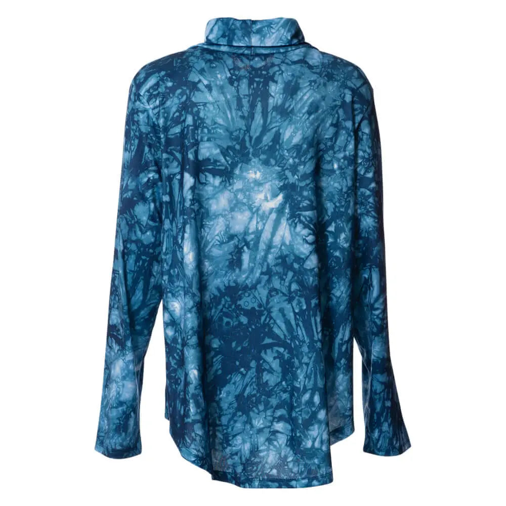 Denim Effect Long Sleeve Top Corfu Easy Living