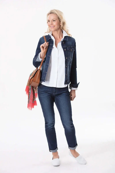 Indigo Spot Womens Denim Jacket Corfu Jeans