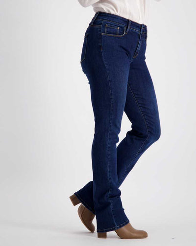Marilyn Straight Leg Classic Wash Denim Jeans Corfu Jeans