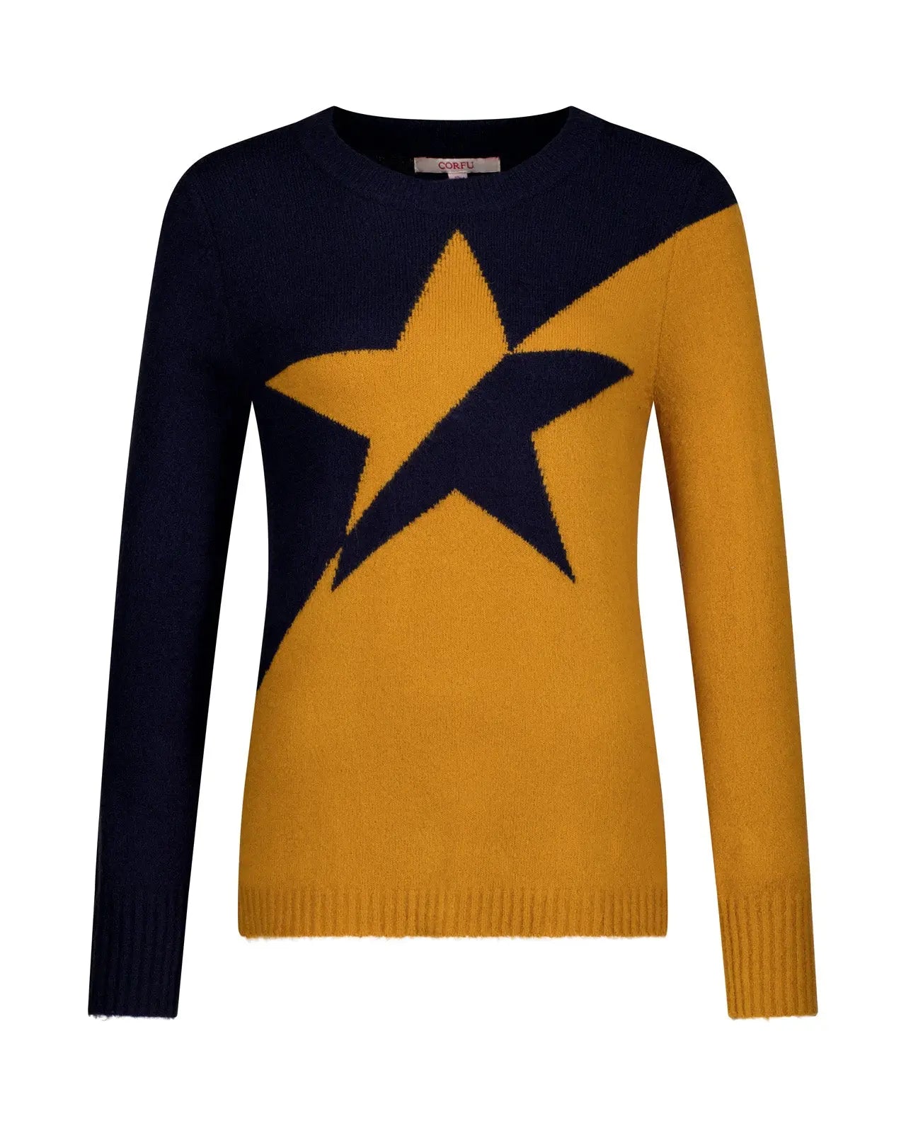 Navy Toffee Star Long Sleeve Top Corfu Jeans