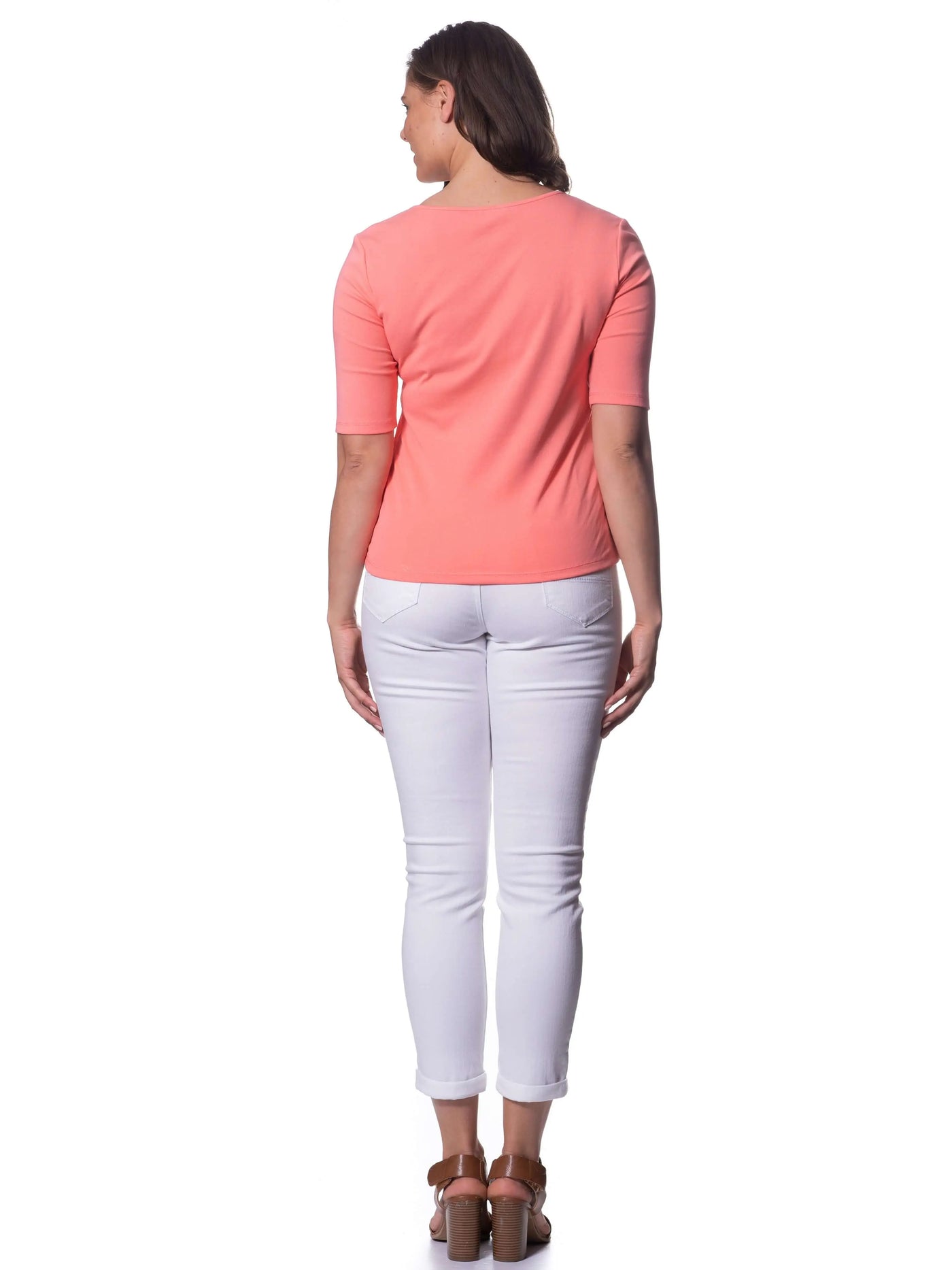 Summer Top - Coral Corfu Jeans