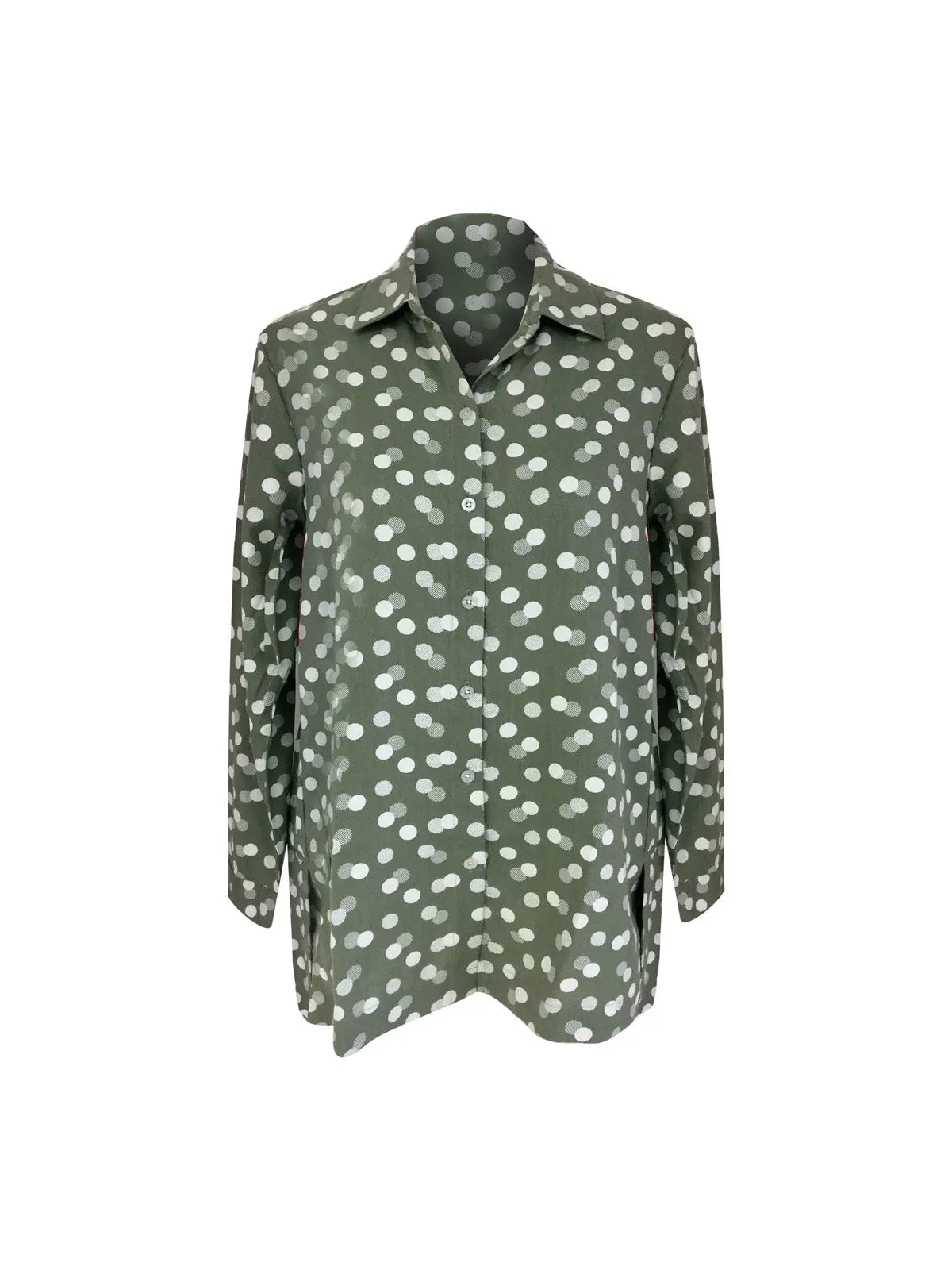 W2126455 Sage Spot Shirt Corfu Jeans