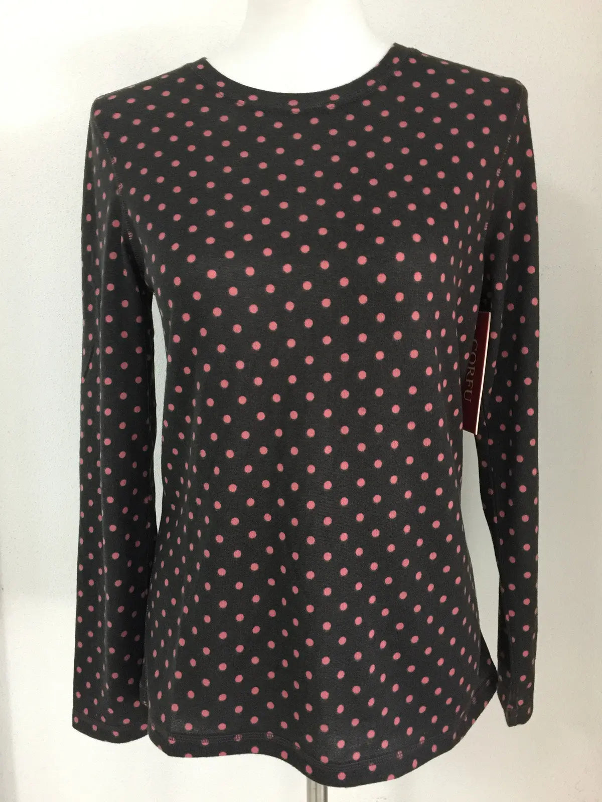 W2138119 Berry Spot Long Sleeve Top Corfu Jeans