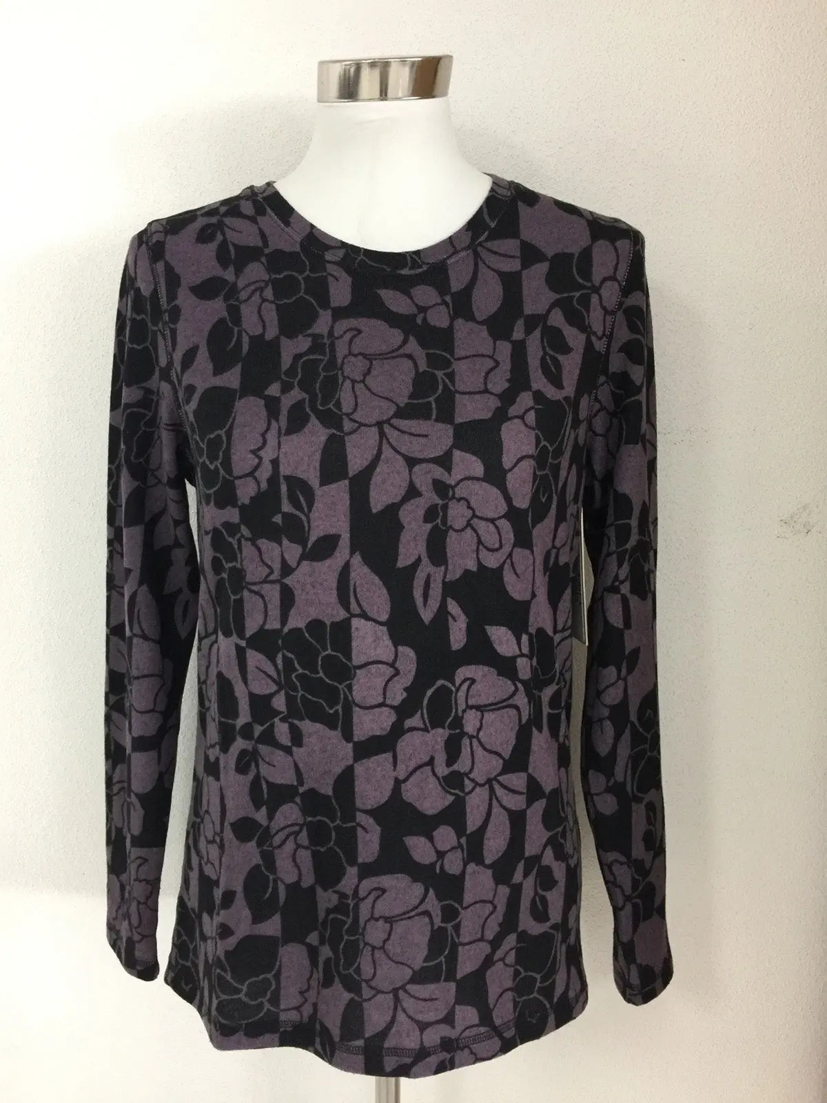 W2138119 Winter Berry Long Sleeve Top Corfu Jeans