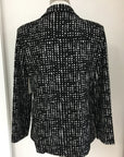 W2138645 Black/White Zip Jacket Corfu Jeans