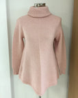 W2149165 Pink Quartz Turtleneck Knit Corfu Jeans