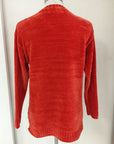 W2149198 Festive Coral Knit Corfu Jeans