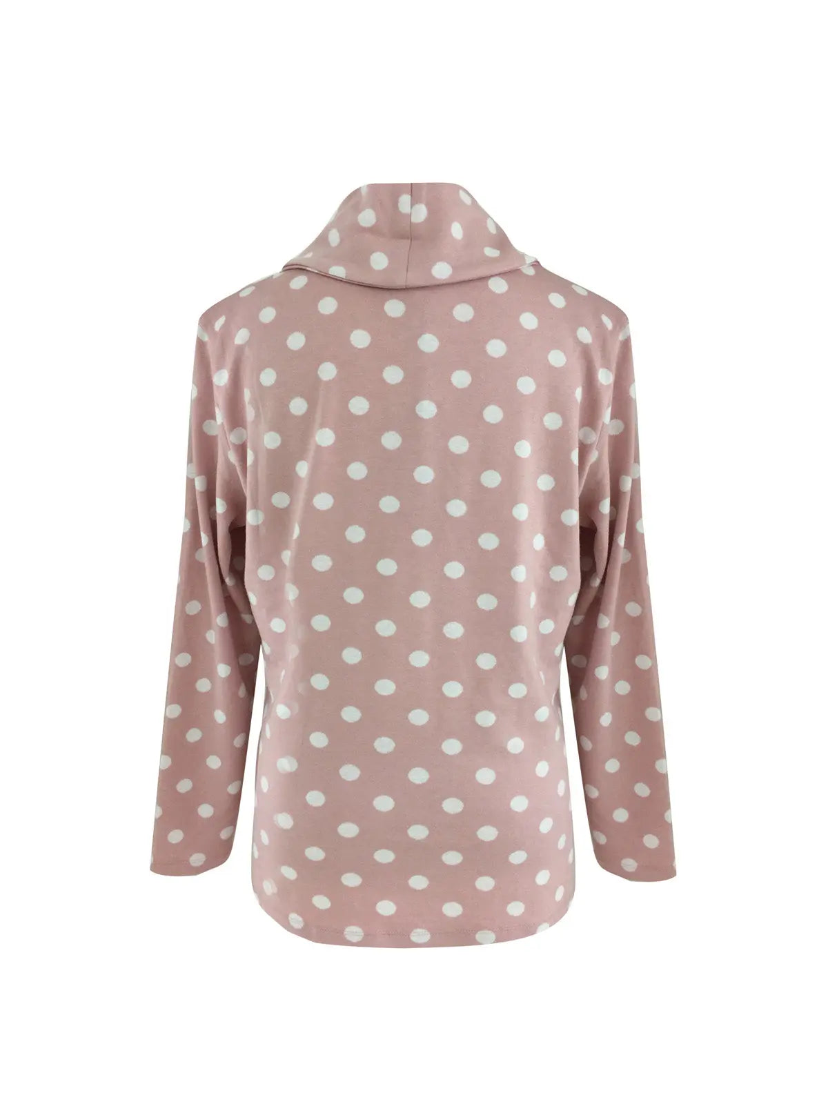 W2158647 Pink Spot Turtleneck Corfu Jeans