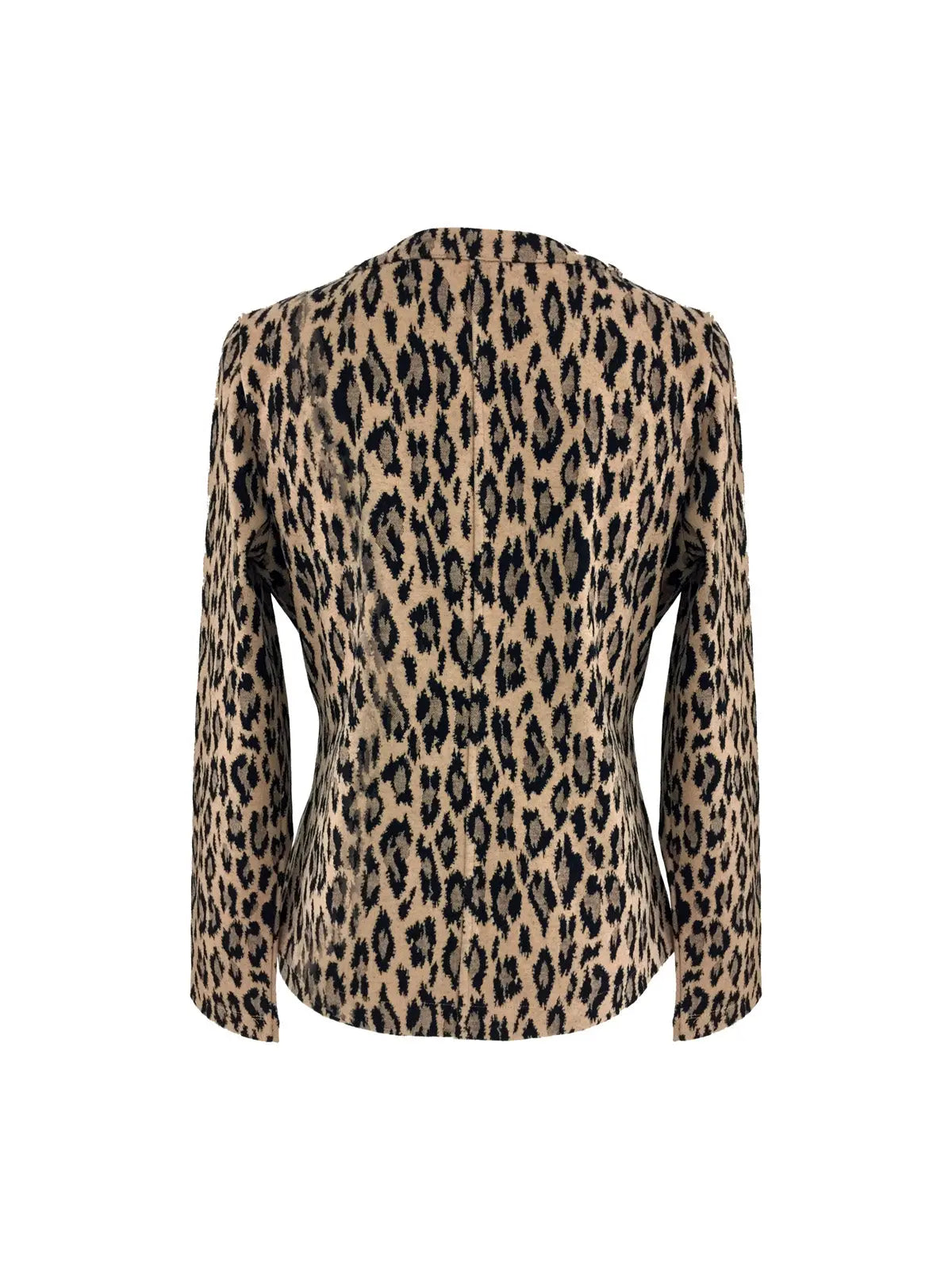 W2158674 Leopard Zip Jacket Corfu Jeans