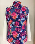 W2167657 Floating Floral Vest Corfu Jeans