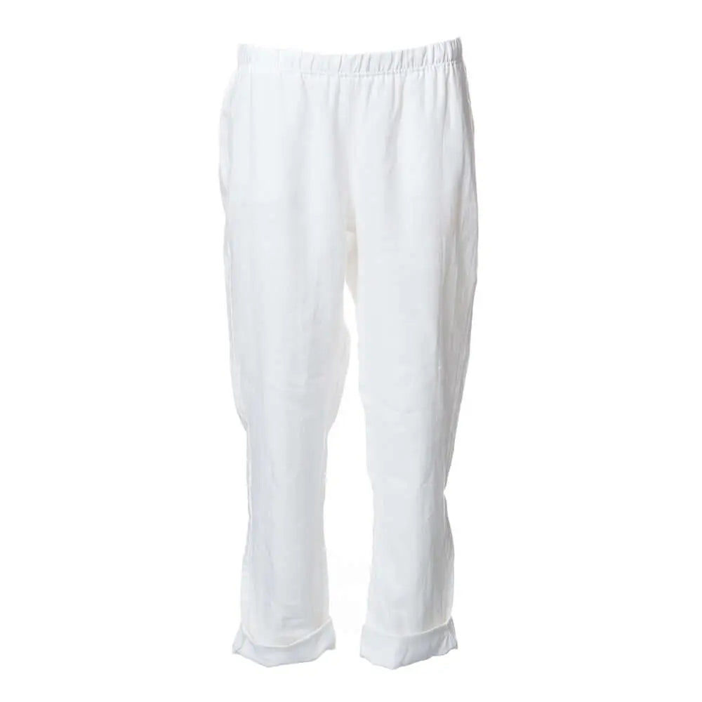 White Crop Pant Corfu Jeans